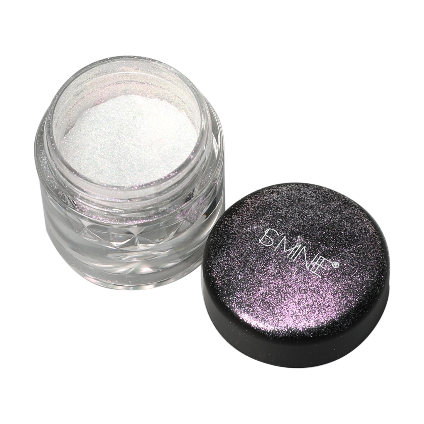 High glitter pearlescent eyeshadow powder trendy charm eye makeup, chameleon eyeshadow powder plastic bottle