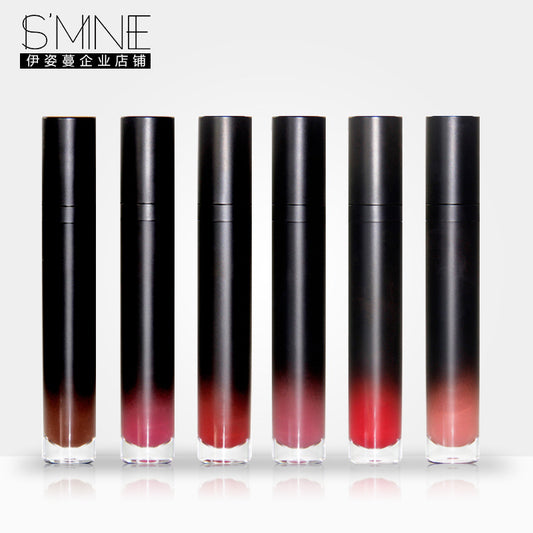 12 colors matte matte is not easy to stick to the cup lipstick waterproof