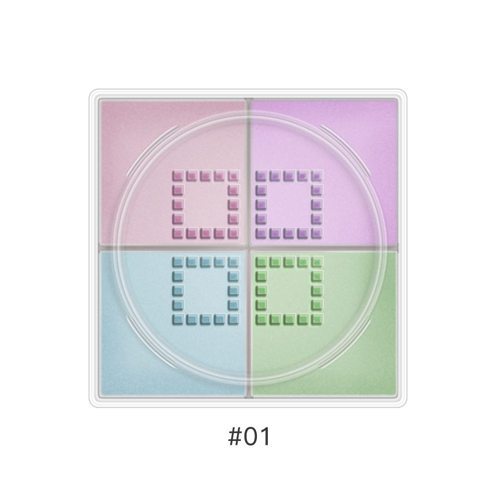 Light and seamless loose powder, brightening skin tone, oil control and setting makeup, refreshing and long-lasting Sigongge loose powder with puff