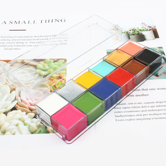 Super Concentrated 12 Color Oil Paint Drama Stage Special Effects Makeup Face Paint Face Body Oil Paint