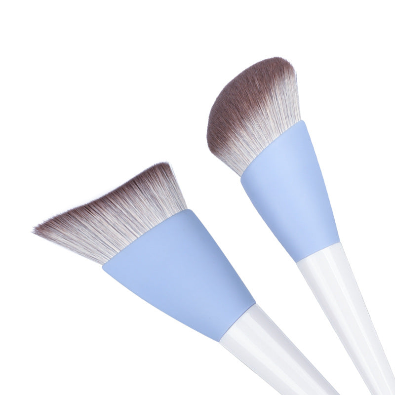 12 makeup cover brushes, acrylic handle BASF fiber hair makeup cover brush, loose powder blush brush