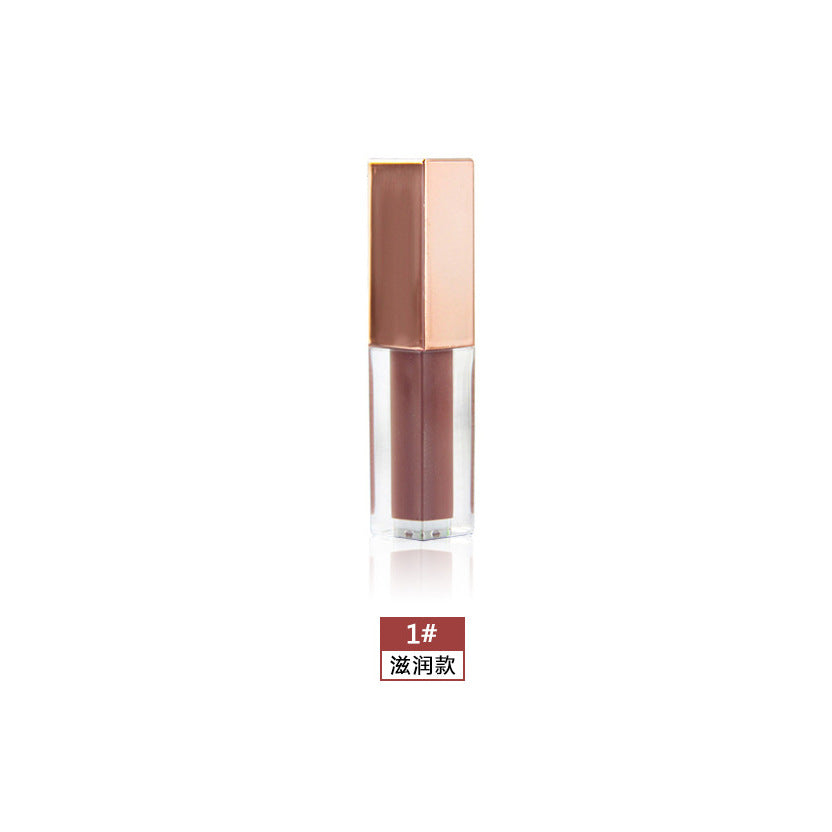 Metallic pearlescent mist lip glaze, silk lip gloss moisturizing lip glaze moisturizing