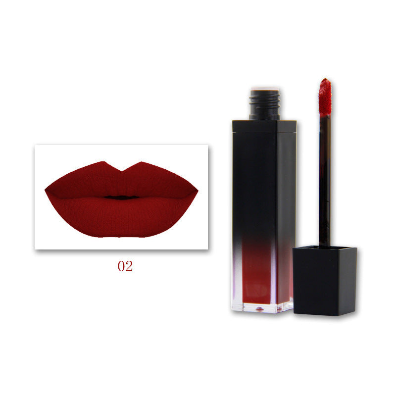 8-Color lipstick long-lasting non-fading waterproof lipstick, lipstick lip gloss matte silky lipstick