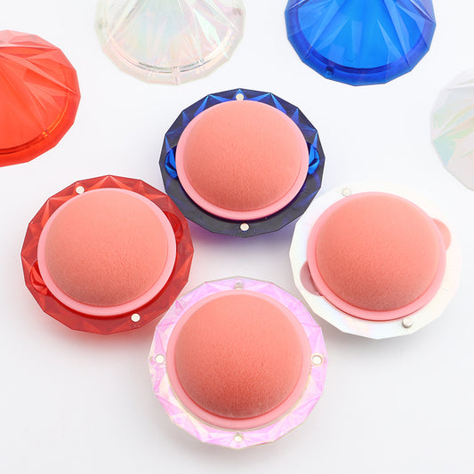 New portable diamond foundation brush, soft and tight fiber bristle ABS shell, makeup docile foundation brush