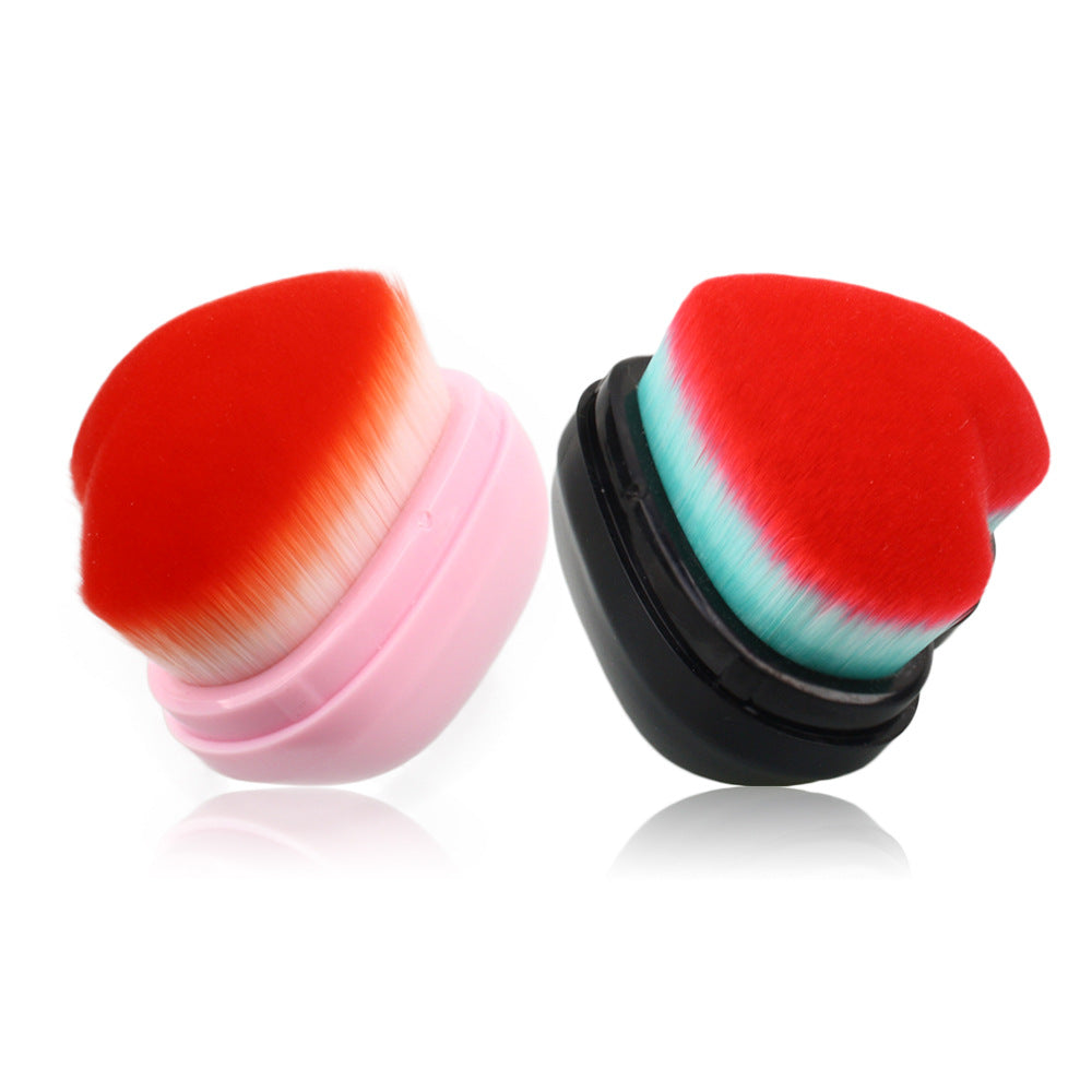 Heart Foundation Brush, Love Makeup Brush with Mirror, Beauty Brush, Makeup Tool Brush