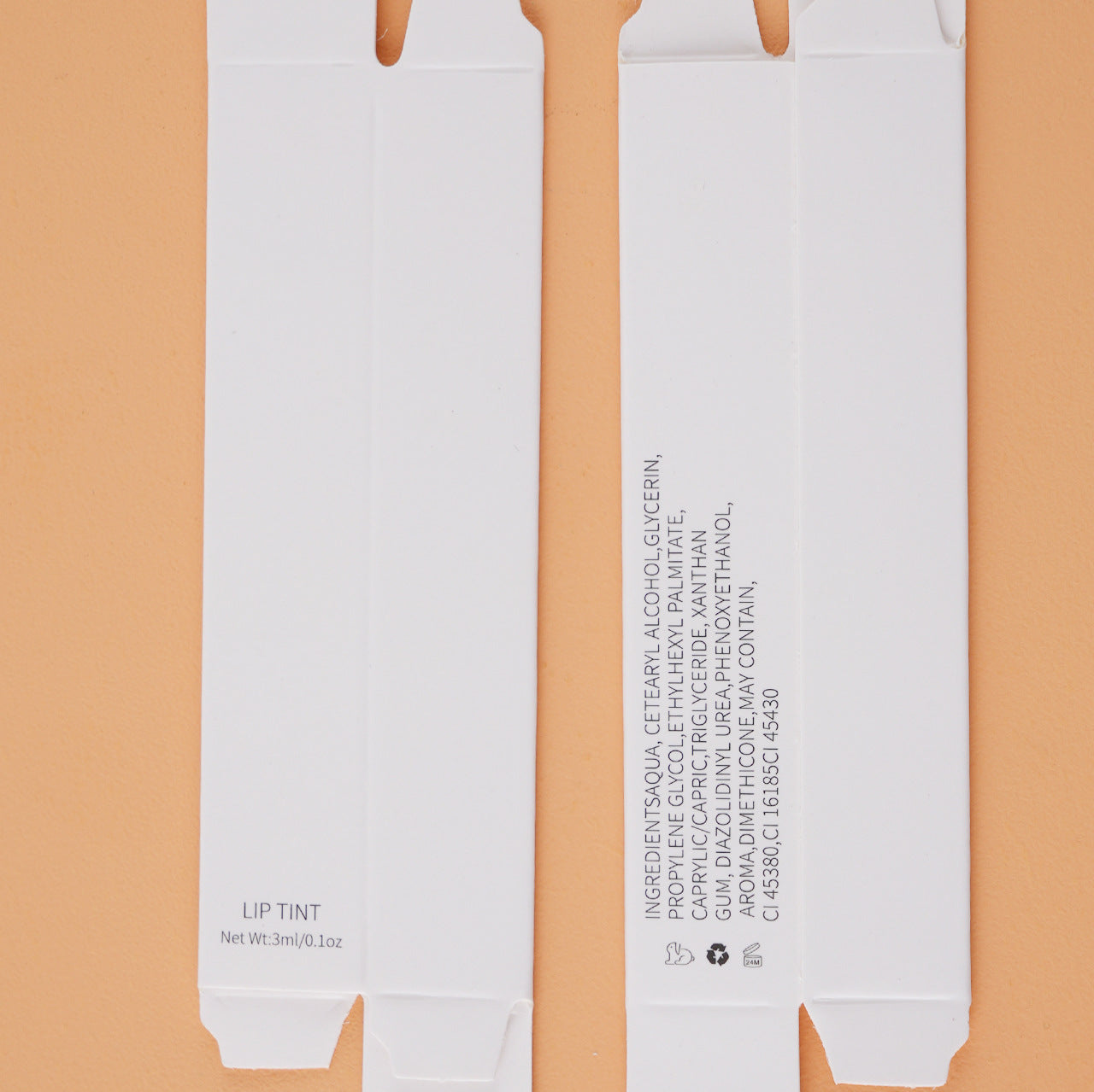 Trendy 6-color moisturizing lip gloss, delicate and smooth, easy to push away, moisturizing and lasting matte lip glaze