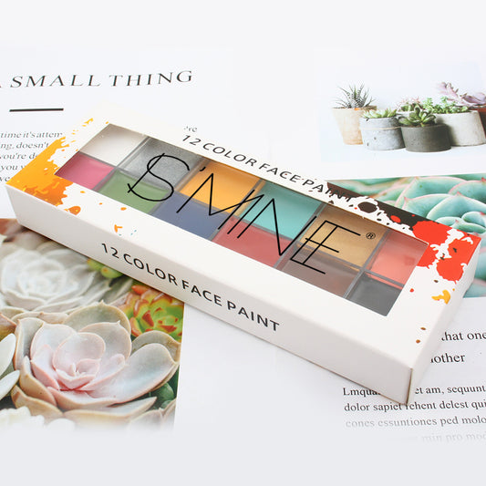 Super Concentrated 12 Color Oil Paint Drama Stage Special Effects Makeup Face Paint Face Body Oil Paint