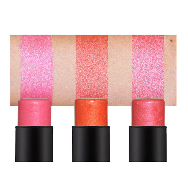 Single Blush Stick Grooming Stick Long-lasting Waterproof Blush Cream 3 Colors Optional Beauty Grooming Cream