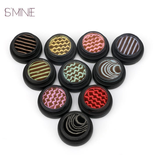 Velvet high-gloss magnetic eyeshadow, metal texture eyeshadow, strength color development