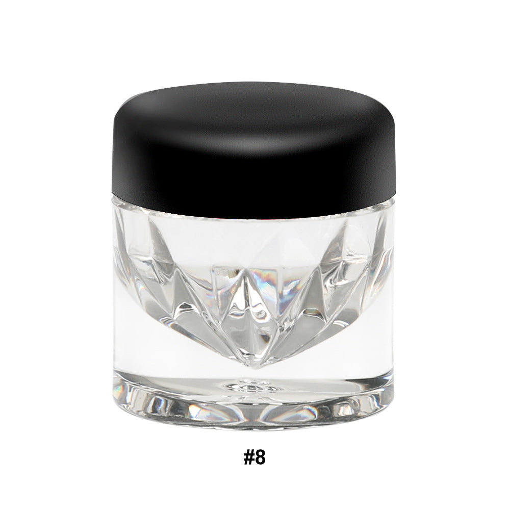 High glitter pearlescent eyeshadow powder trendy charm eye makeup, chameleon eyeshadow powder plastic bottle