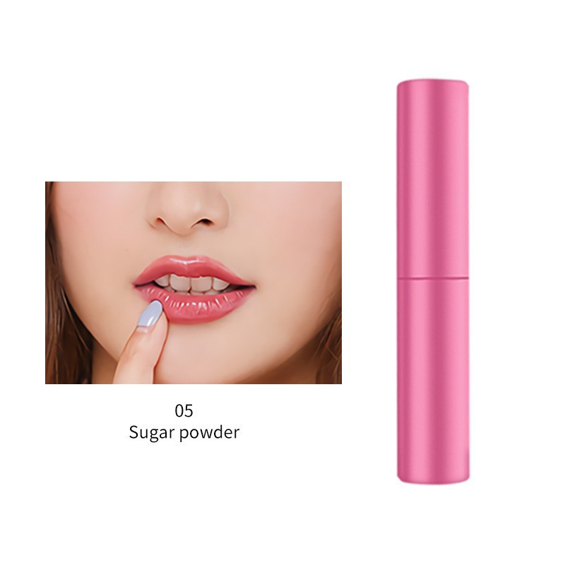 Trendy 6-color moisturizing lip gloss, delicate and smooth, easy to push away, moisturizing and lasting matte lip glaze